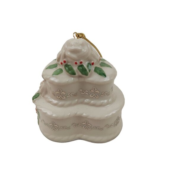 Lenox Our First Christmas Together Cake Christmas Tree Ornament Holiday Decor - Picture 2 of 9